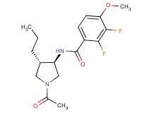 N-[(3R*,4S*)-1-acetyl-4-propyl-3-pyrrolidinyl]-2,3-difluoro-4-methoxybenzamide