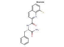 N-[(1S)-2-amino-1-benzyl-2-oxoethyl]-8-fluoro-2-quinolinecarboxamide