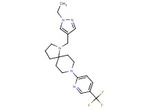 1-[(1-ethyl-1H-pyrazol-4-yl)methyl]-8-[5-(trifluoromethyl)-2-pyridinyl]-1,8-diazaspiro[4.5]decane
