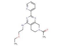 7-acetyl-N-(2-ethoxyethyl)-2-pyridin-2-yl-5,6,7,8-tetrahydropyrido[3,4-d]pyrimidin-4-amine