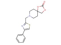 8-[(4-phenyl-1,3-thiazol-2-yl)methyl]-1,3-dioxa-8-azaspiro[4.5]decan-2-one