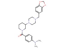 4-({3-[4-(1,3-benzodioxol-5-ylmethyl)-1-piperazinyl]-1-piperidinyl}carbonyl)-N,N-dimethylaniline