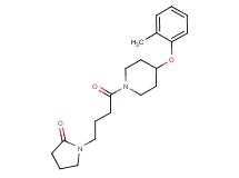 1-{4-[4-(2-methylphenoxy)-1-piperidinyl]-4-oxobutyl}-2-pyrrolidinone