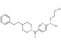 3-[methyl(5-{[4-(2-phenylethyl)piperidin-1-yl]carbonyl}pyridin-2-yl)amino]propan-1-ol