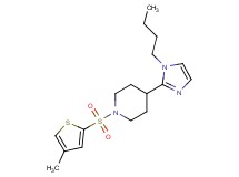 4-(1-butyl-1H-imidazol-2-yl)-1-[(4-methyl-2-thienyl)sulfonyl]piperidine