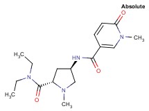 N-{(3R,5S)-5-[(diethylamino)carbonyl]-1-methylpyrrolidin-3-yl}-1-methyl-6-oxo-1,6-dihydropyridine-3-carboxamide
