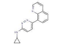 N-cyclopropyl-6-quinolin-8-ylpyridazin-3-amine