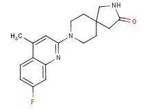 8-(7-fluoro-4-methylquinolin-2-yl)-2,8-diazaspiro[4.5]decan-3-one
