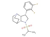 (3R*,3aR*,7aR*)-3-(2,3-difluorophenyl)-1-(isopropylsulfonyl)octahydro-4,7-ethanopyrrolo[3,2-b]pyridine