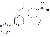 N-[2-(dimethylamino)ethyl]-N'-(3-pyridin-3-ylphenyl)-N-(tetrahydrofuran-2-ylmethyl)urea