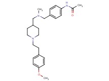 N-(4-{[({1-[2-(4-methoxyphenyl)ethyl]-4-piperidinyl}methyl)(methyl)amino]methyl}phenyl)acetamide