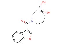 1-(1-benzofuran-3-ylcarbonyl)-4-(hydroxymethyl)-4-azepanol