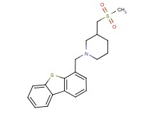 1-(dibenzo[b,d]thien-4-ylmethyl)-3-[(methylsulfonyl)methyl]piperidine