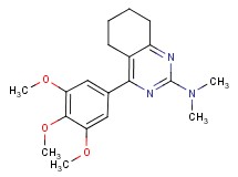 N,N-dimethyl-4-(3,4,5-trimethoxyphenyl)-5,6,7,8-tetrahydroquinazolin-2-amine