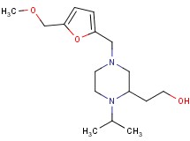 2-(1-isopropyl-4-{[5-(methoxymethyl)-2-furyl]methyl}-2-piperazinyl)ethanol