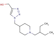 (1-{[1-(2-ethylbutyl)-4-piperidinyl]methyl}-1H-1,2,3-triazol-4-yl)methanol trifluoroacetate (salt)