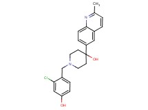 1-(2-chloro-4-hydroxybenzyl)-4-(2-methylquinolin-6-yl)piperidin-4-ol