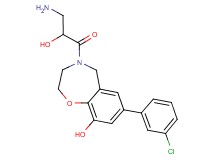 4-(3-amino-2-hydroxypropanoyl)-7-(3-chlorophenyl)-2,3,4,5-tetrahydro-1,4-benzoxazepin-9-ol hydrochloride