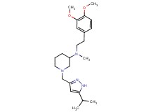 N-[2-(3,4-dimethoxyphenyl)ethyl]-1-[(5-isopropyl-1H-pyrazol-3-yl)methyl]-N-methyl-3-piperidinamine