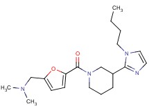 1-(5-{[3-(1-butyl-1H-imidazol-2-yl)-1-piperidinyl]carbonyl}-2-furyl)-N,N-dimethylmethanamine
