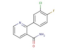 2-(3-chloro-4-fluorophenyl)nicotinamide