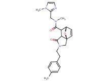 (3aR*,6S*)-N-methyl-N-[(1-methyl-1H-imidazol-2-yl)methyl]-2-[2-(4-methylphenyl)ethyl]-1-oxo-1,2,3,6,7,7a-hexahydro-3a,6-epoxyisoindole-7-carboxamide