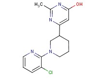 6-[1-(3-chloro-2-pyridinyl)-3-piperidinyl]-2-methyl-4-pyrimidinol