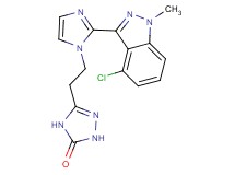 5-{2-[2-(4-chloro-1-methyl-1H-indazol-3-yl)-1H-imidazol-1-yl]ethyl}-2,4-dihydro-3H-1,2,4-triazol-3-one