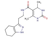 4,6-dimethyl-2-oxo-N-[2-(4,5,6,7-tetrahydro-1H-indazol-3-yl)ethyl]-1,2,3,4-tetrahydropyrimidine-5-carboxamide