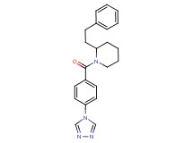 2-(2-phenylethyl)-1-[4-(4H-1,2,4-triazol-4-yl)benzoyl]piperidine