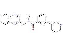 N-methyl-3-piperidin-3-yl-N-(quinoxalin-2-ylmethyl)benzamide