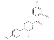 4-(4-chloro-2-methylbenzoyl)-1-(4-methylphenyl)-2-piperazinone