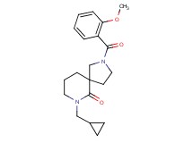 7-(cyclopropylmethyl)-2-(2-methoxybenzoyl)-2,7-diazaspiro[4.5]decan-6-one