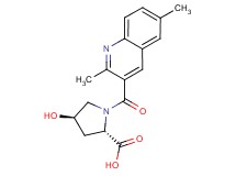 (2S*,4R*)-1-[(2,6-dimethylquinolin-3-yl)carbonyl]-4-hydroxypyrrolidine-2-carboxylic acid
