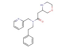 2-morpholin-3-yl-N-(2-phenylethyl)-N-(pyridin-2-ylmethyl)acetamide
