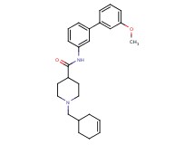1-(3-cyclohexen-1-ylmethyl)-N-(3'-methoxy-3-biphenylyl)-4-piperidinecarboxamide