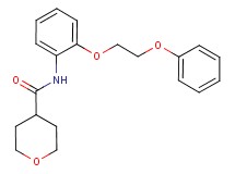 N-[2-(2-phenoxyethoxy)phenyl]tetrahydro-2H-pyran-4-carboxamide
