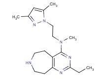 N-[2-(3,5-dimethyl-1H-pyrazol-1-yl)ethyl]-2-ethyl-N-methyl-6,7,8,9-tetrahydro-5H-pyrimido[4,5-d]azepin-4-amine