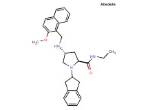 (4R)-1-(2,3-dihydro-1H-inden-2-yl)-N-ethyl-4-{[(2-methoxy-1-naphthyl)methyl]amino}-L-prolinamide
