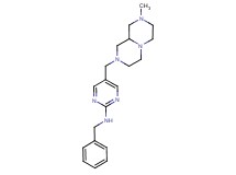 N-benzyl-5-[(8-methyloctahydro-2H-pyrazino[1,2-a]pyrazin-2-yl)methyl]pyrimidin-2-amine