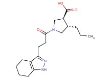 (3S*,4S*)-4-propyl-1-[3-(4,5,6,7-tetrahydro-1H-indazol-3-yl)propanoyl]pyrrolidine-3-carboxylic acid