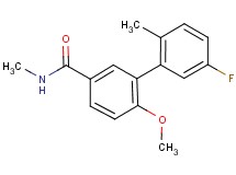 5'-fluoro-6-methoxy-N,2'-dimethylbiphenyl-3-carboxamide