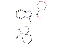 N,N-dimethyl-1-[({[2-(4-morpholinylcarbonyl)imidazo[1,2-a]pyridin-3-yl]methyl}amino)methyl]cyclohexanamine