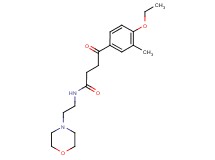 4-(4-ethoxy-3-methylphenyl)-N-(2-morpholin-4-ylethyl)-4-oxobutanamide