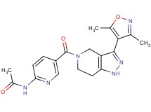 N-(5-{[3-(3,5-dimethylisoxazol-4-yl)-1,4,6,7-tetrahydro-5H-pyrazolo[4,3-c]pyridin-5-yl]carbonyl}pyridin-2-yl)acetamide