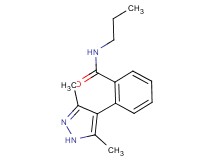 2-(3,5-dimethyl-1H-pyrazol-4-yl)-N-propylbenzamide