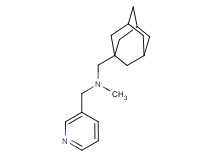(1-adamantylmethyl)methyl(pyridin-3-ylmethyl)amine