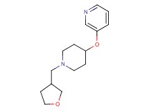 3-{[1-(tetrahydrofuran-3-ylmethyl)piperidin-4-yl]oxy}pyridine