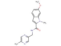 6-methoxy-1-methyl-N-[(5-methylpyrazin-2-yl)methyl]-1H-indole-2-carboxamide