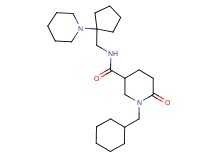 1-(cyclohexylmethyl)-6-oxo-N-{[1-(1-piperidinyl)cyclopentyl]methyl}-3-piperidinecarboxamide